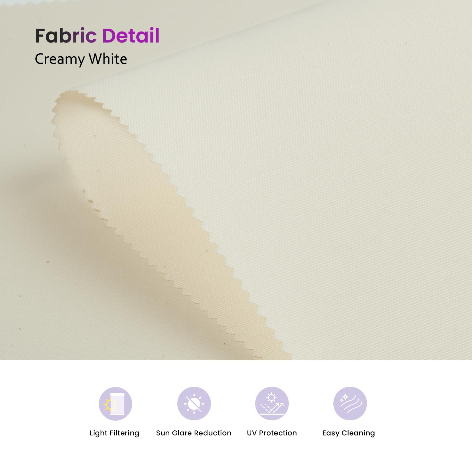 Smart Blackout Roller Shades - Motorized & Voice Controlled (Custom Sizes)​