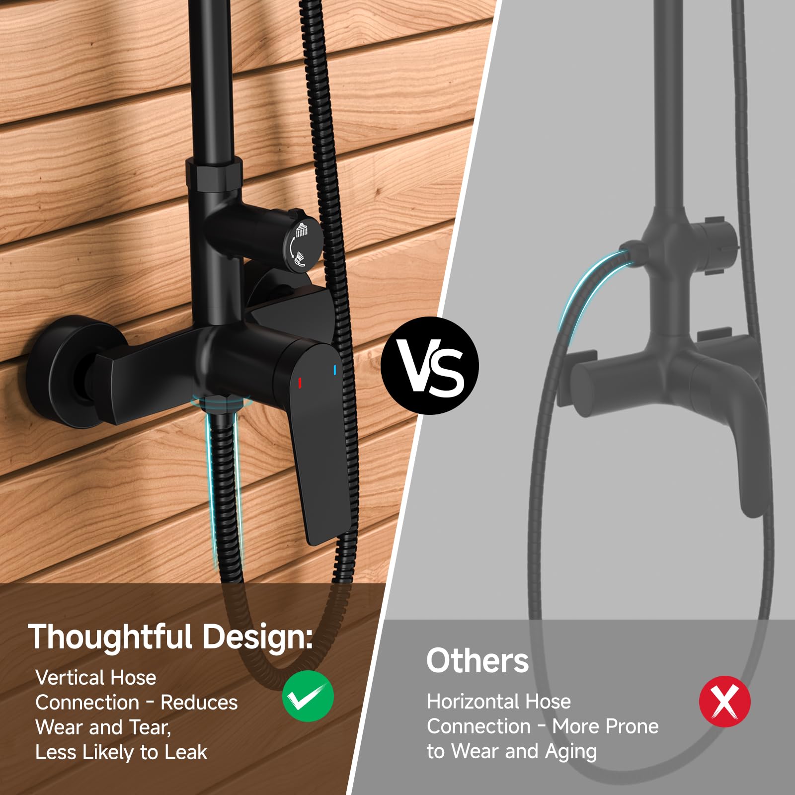 8 Inch Shower Set (Non-Thermostatic)