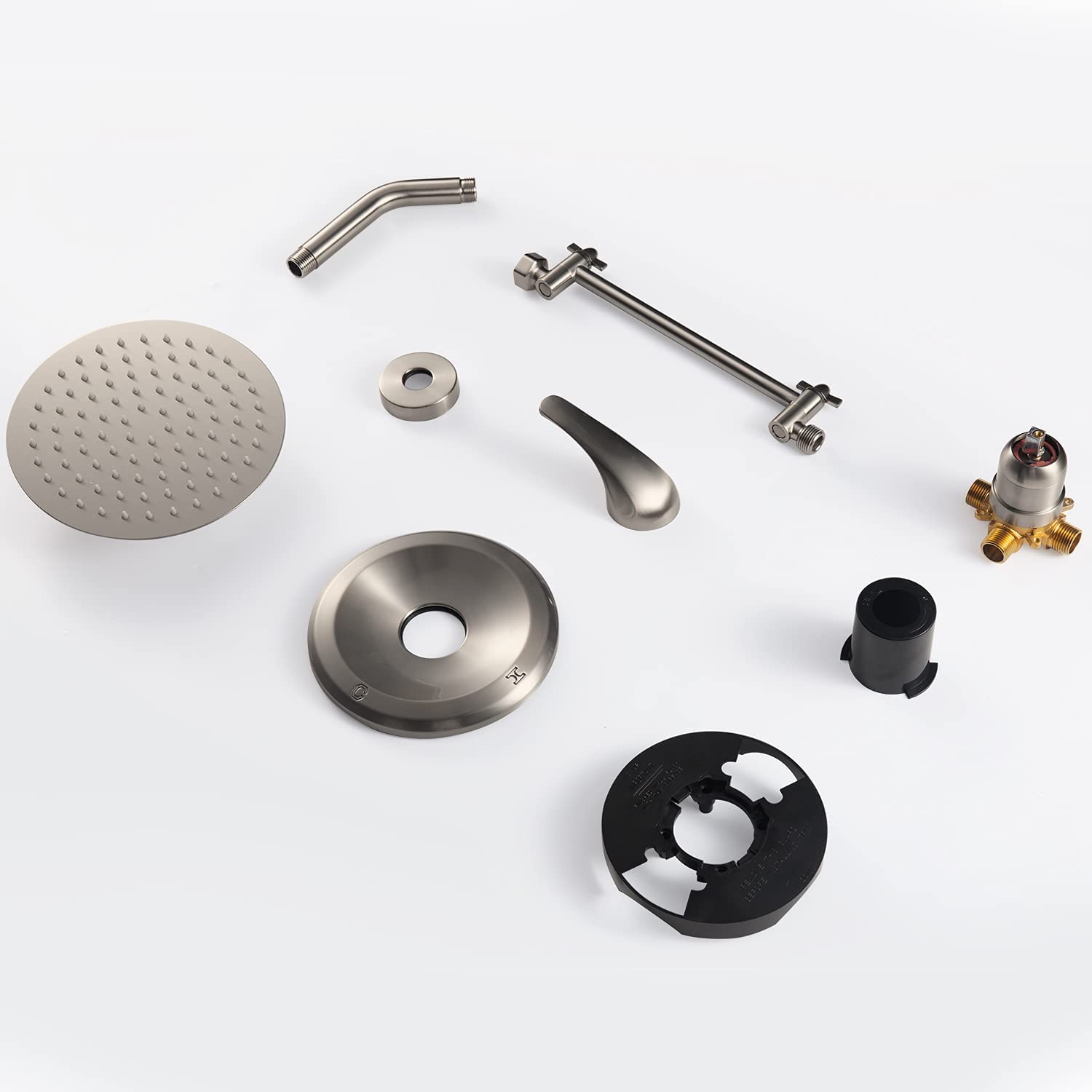 8 Inch Adjustable Rod Shower Kit (Round)