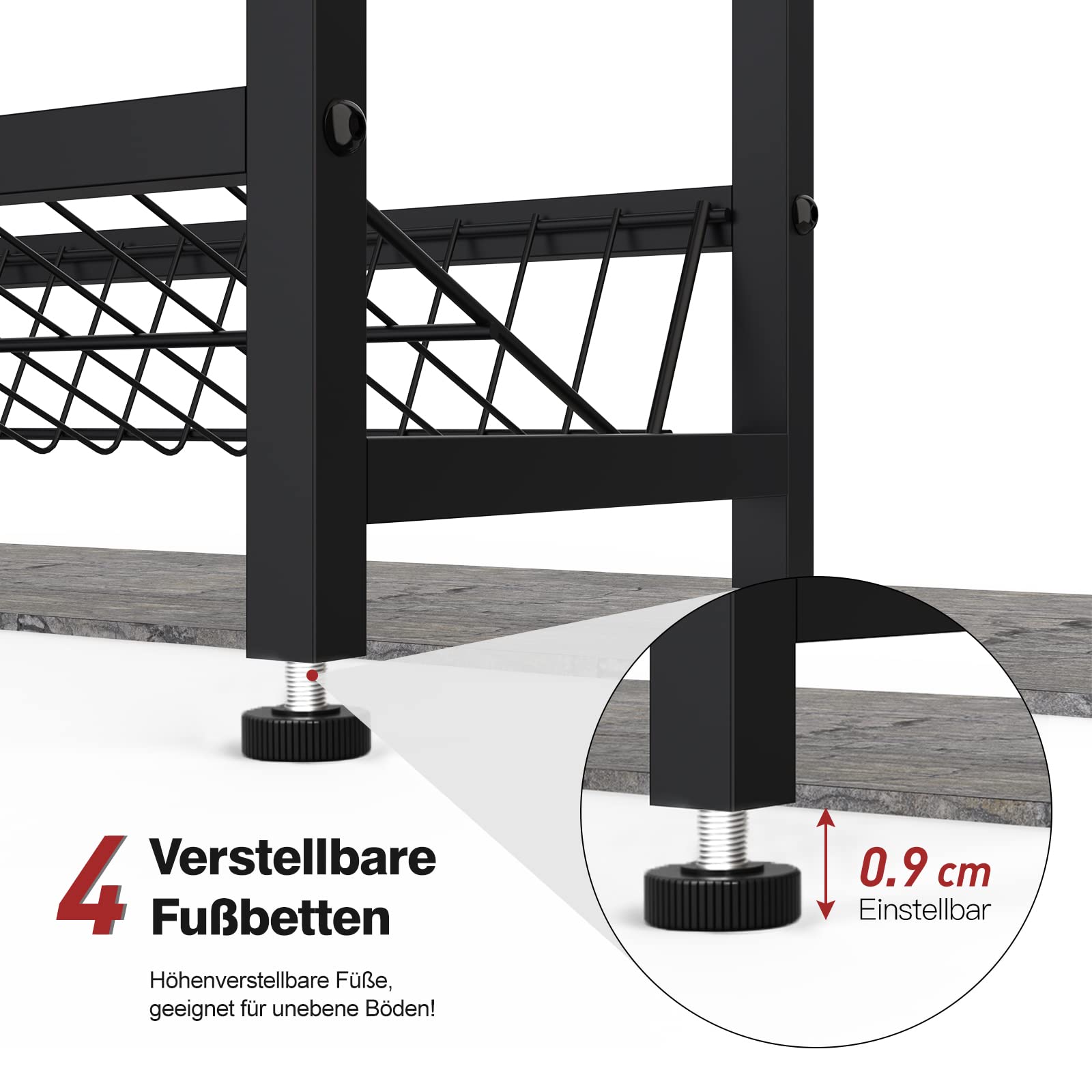 Adjustable Metal Beverage Crate Shelf (Holds 6 Crates)