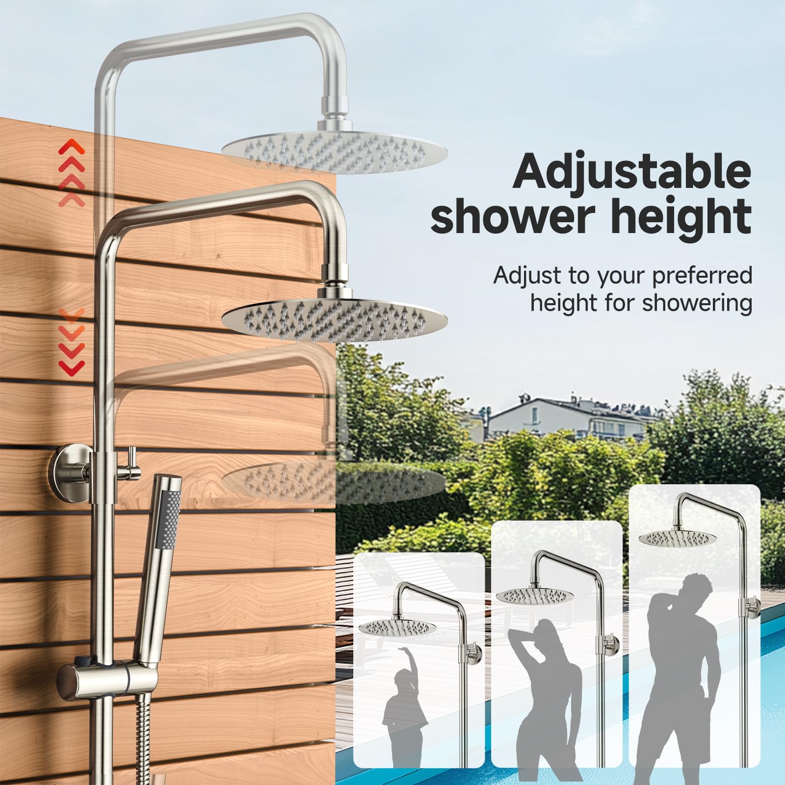 8 Inch Shower Set (Non-Thermostatic)