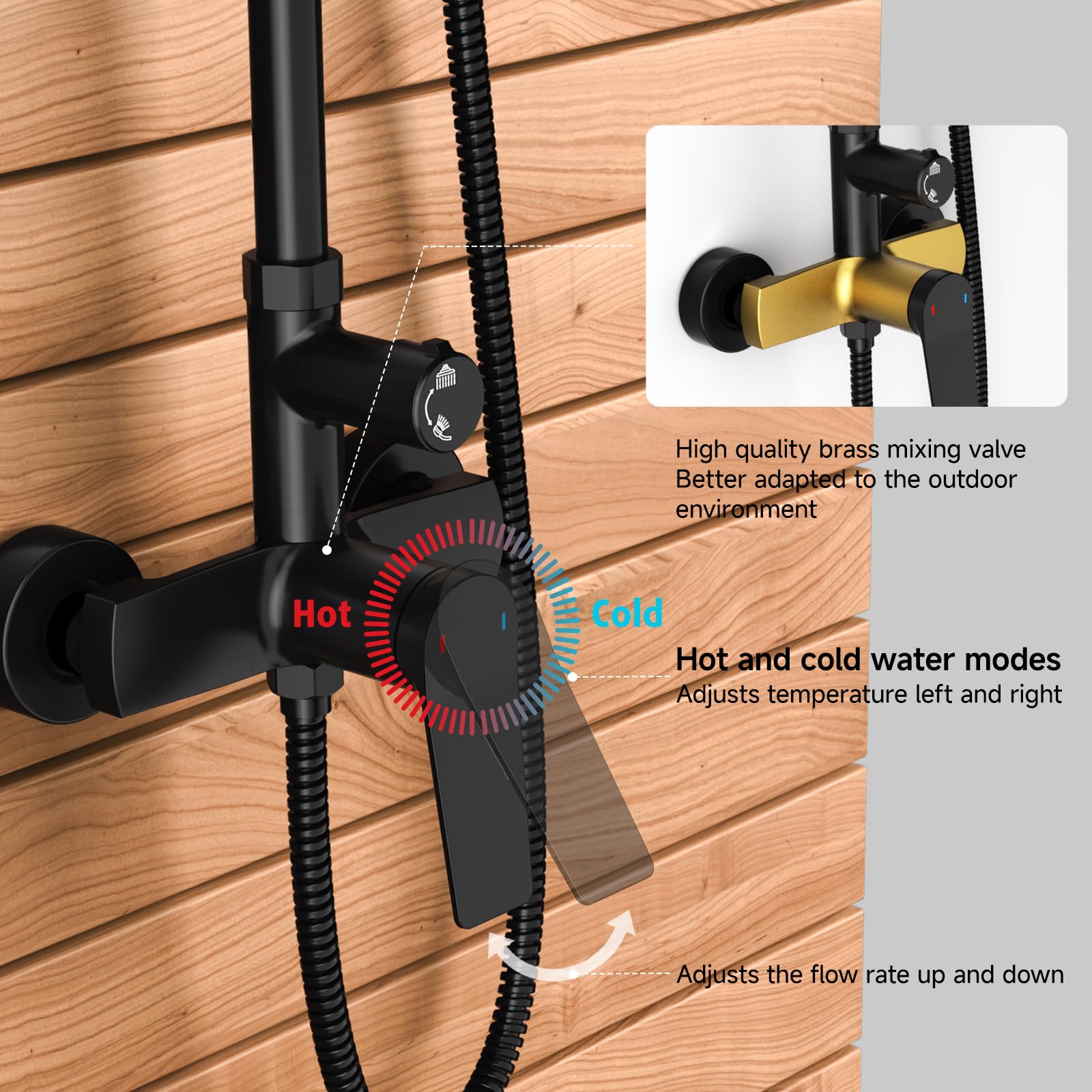 8 Inch Shower Set (Non-Thermostatic)