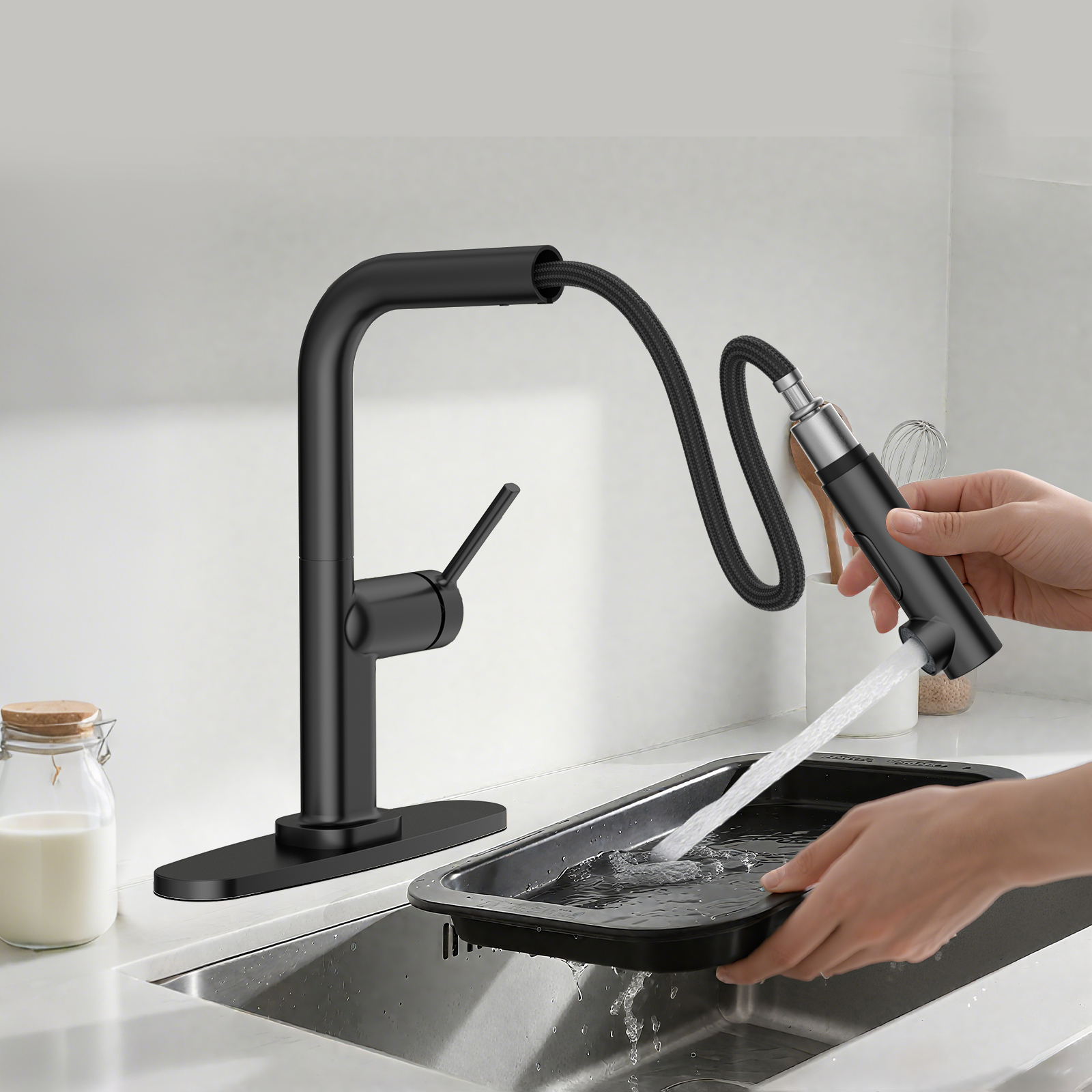 Seven Pull Out Kitchen Faucet