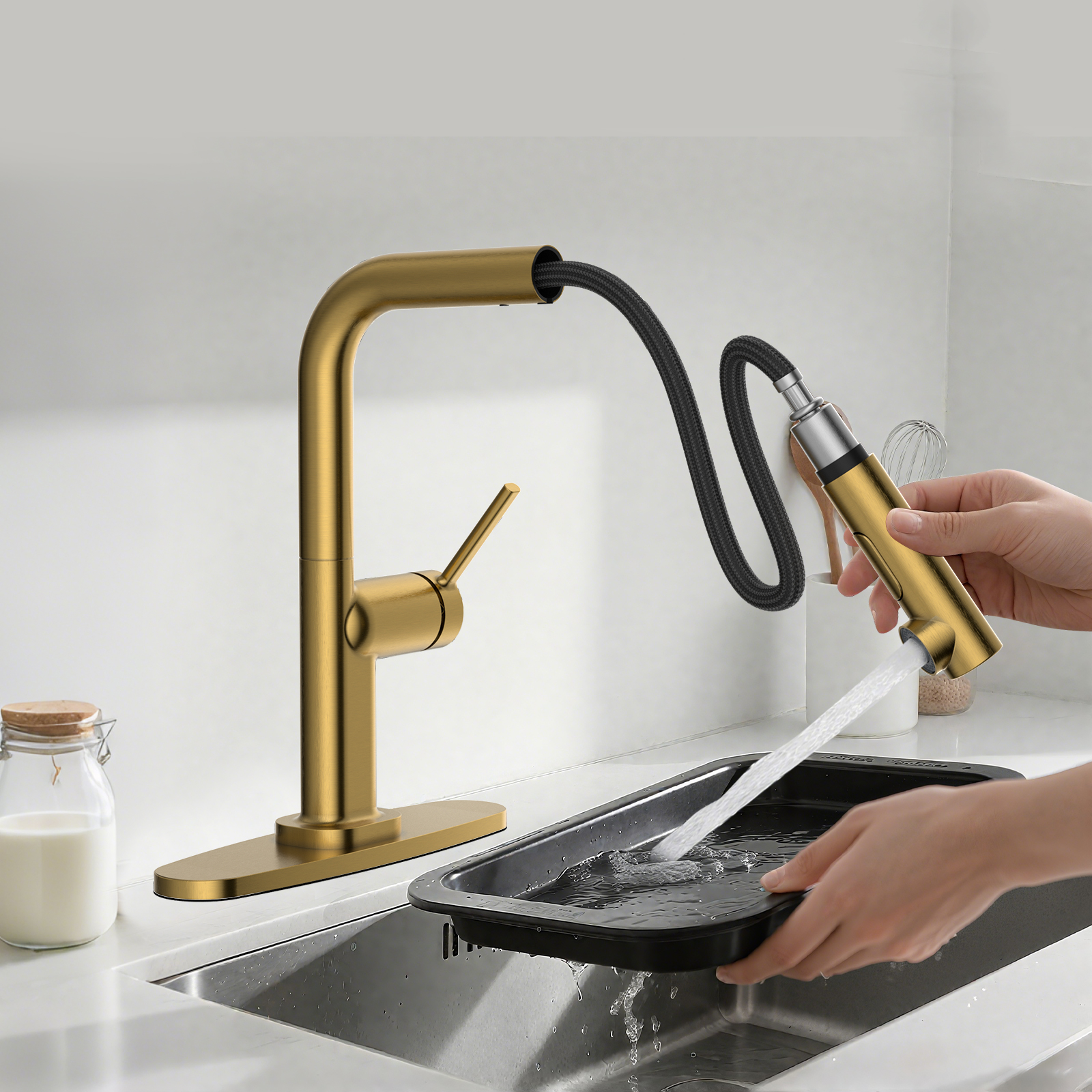 Seven Pull Out Kitchen Faucet