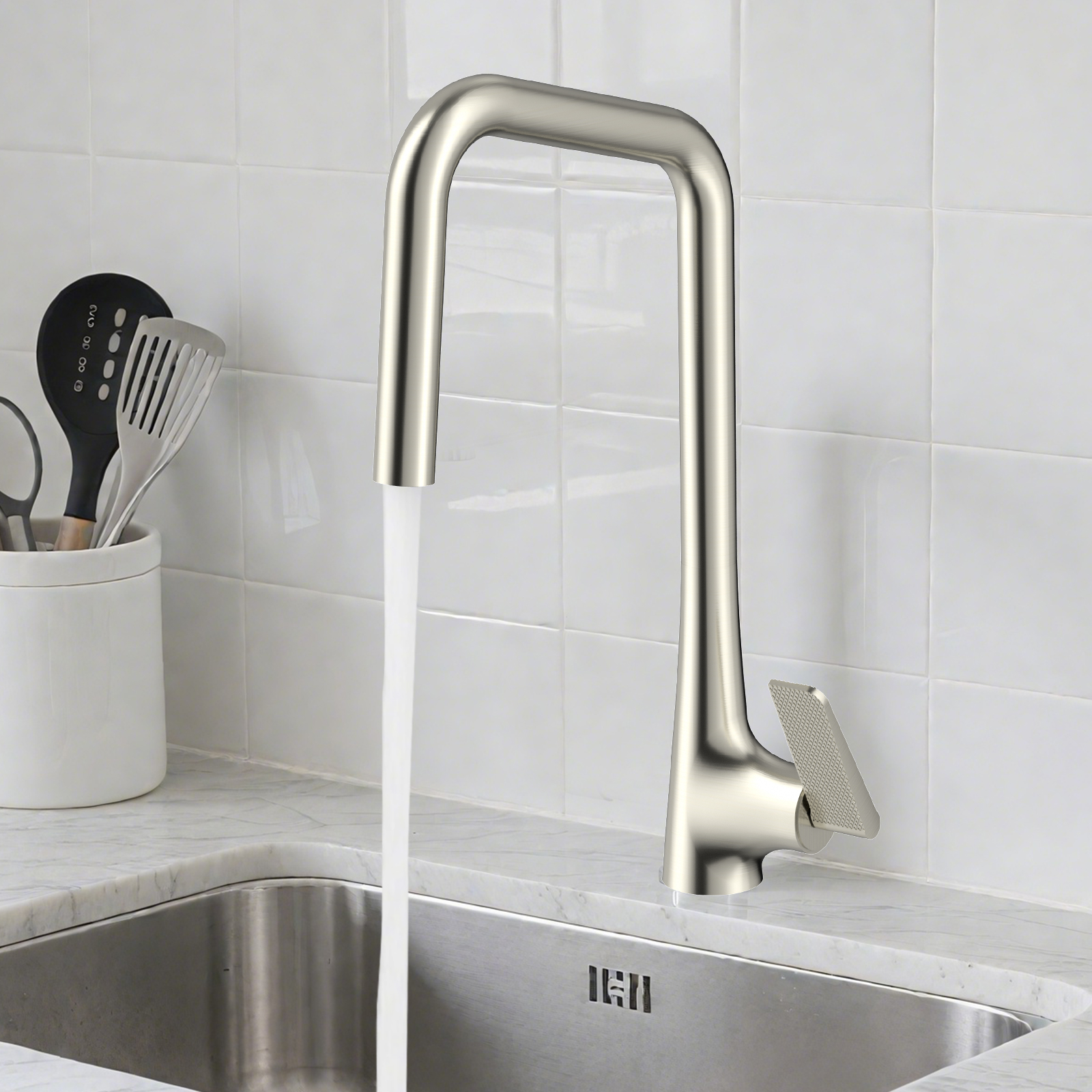 7-Shaped Pull-Down Kitchen Faucet (Model B63)