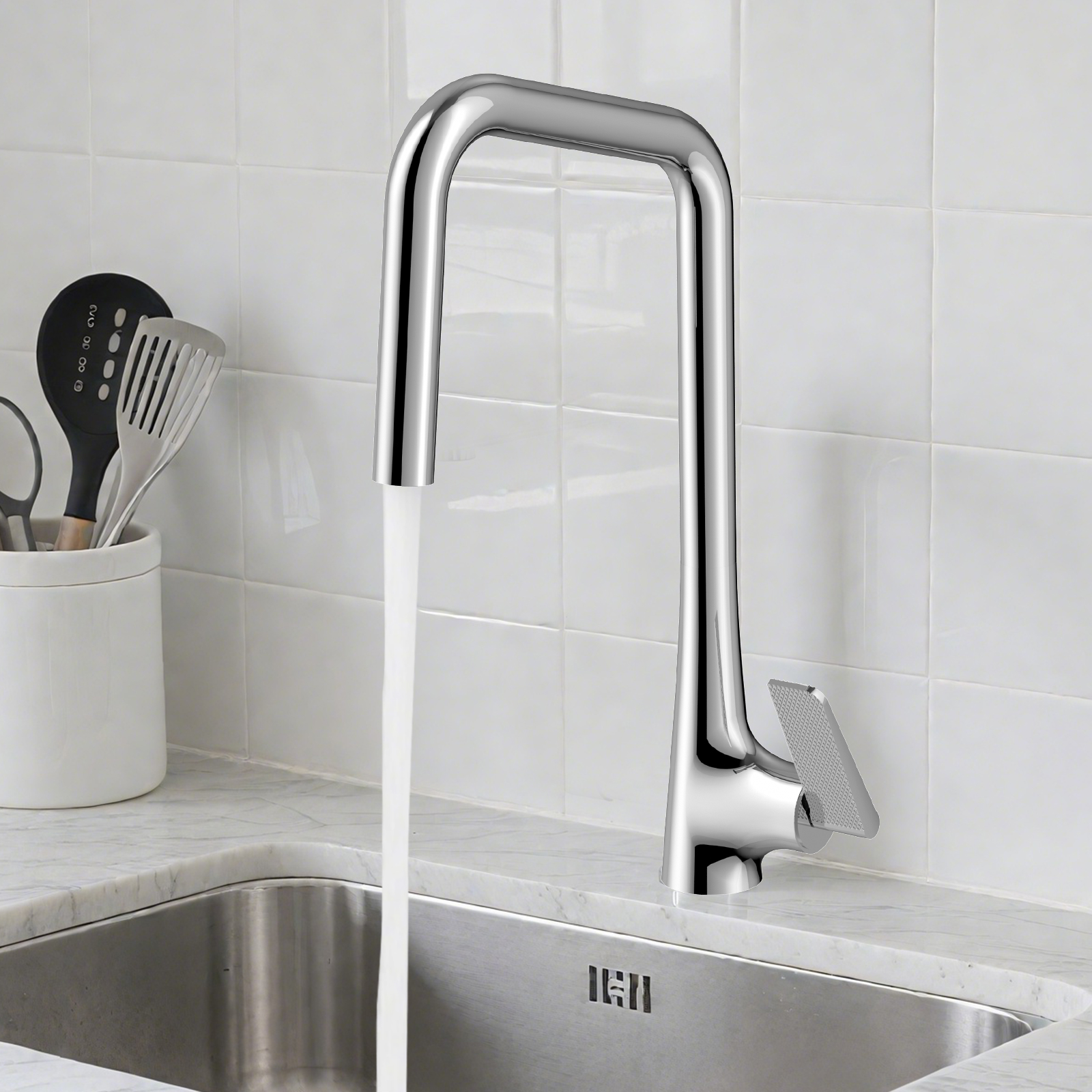 7-Shaped Pull-Down Kitchen Faucet (Model B63)