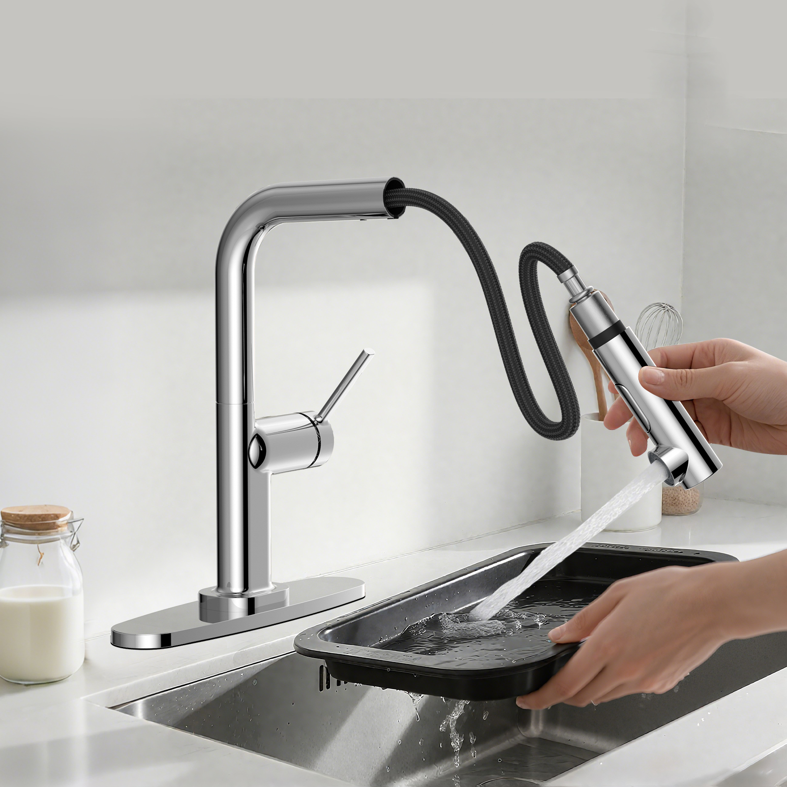 Seven Pull Out Kitchen Faucet