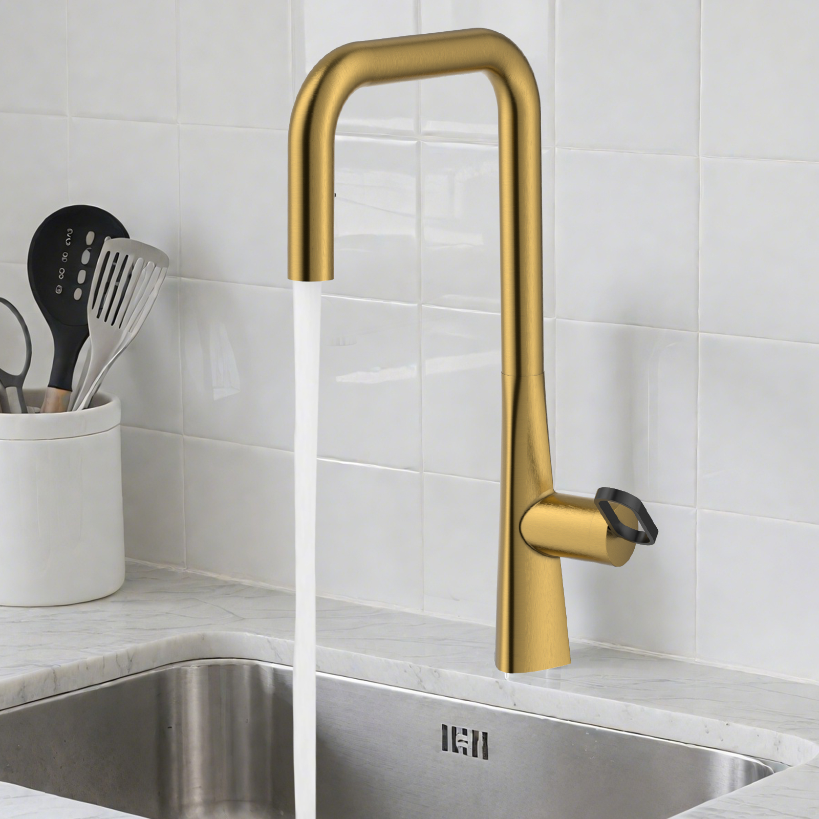 7-Shape Pull-Down Kitchen Faucet (Model: KP3808L)