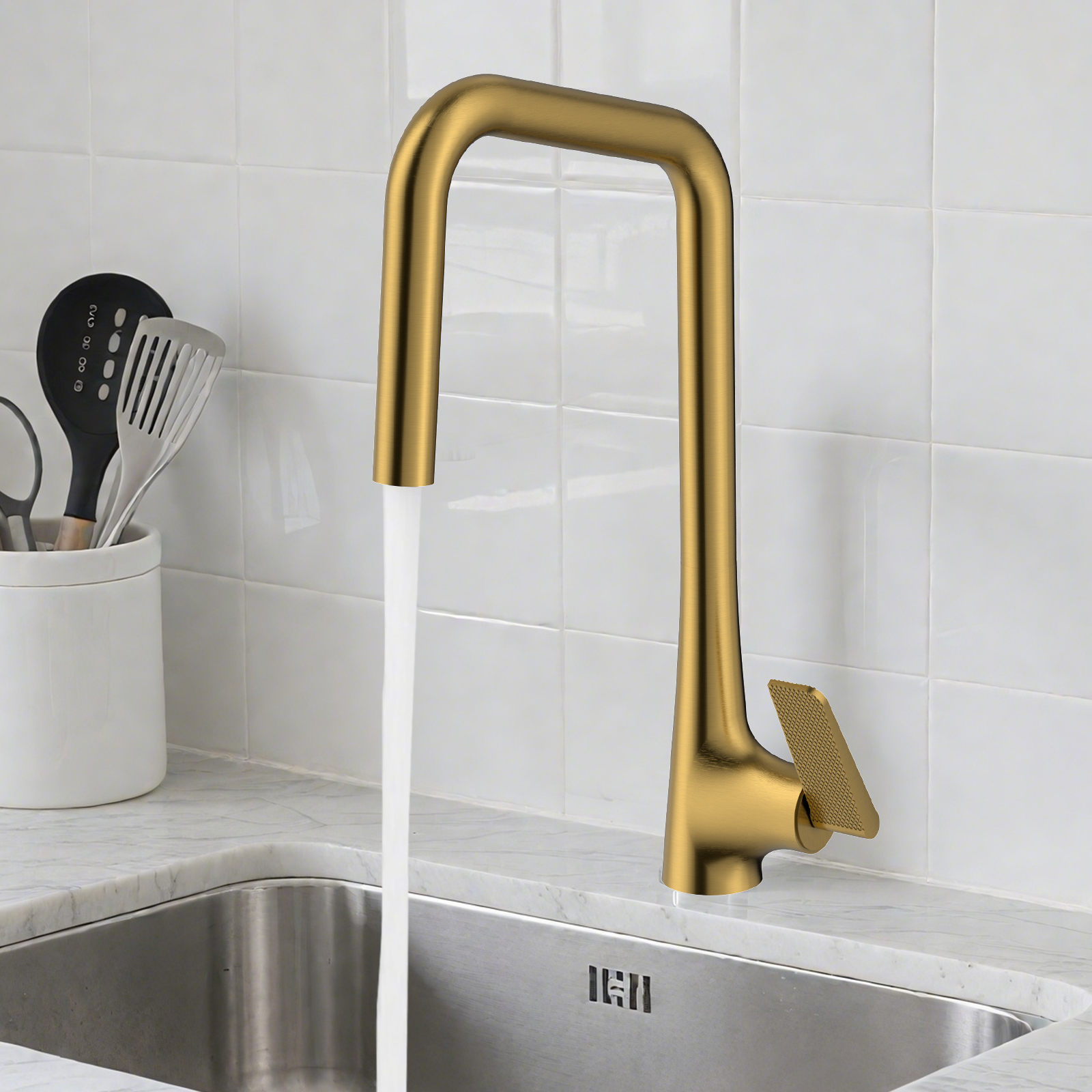 7-Shaped Pull-Down Kitchen Faucet (Model B63)