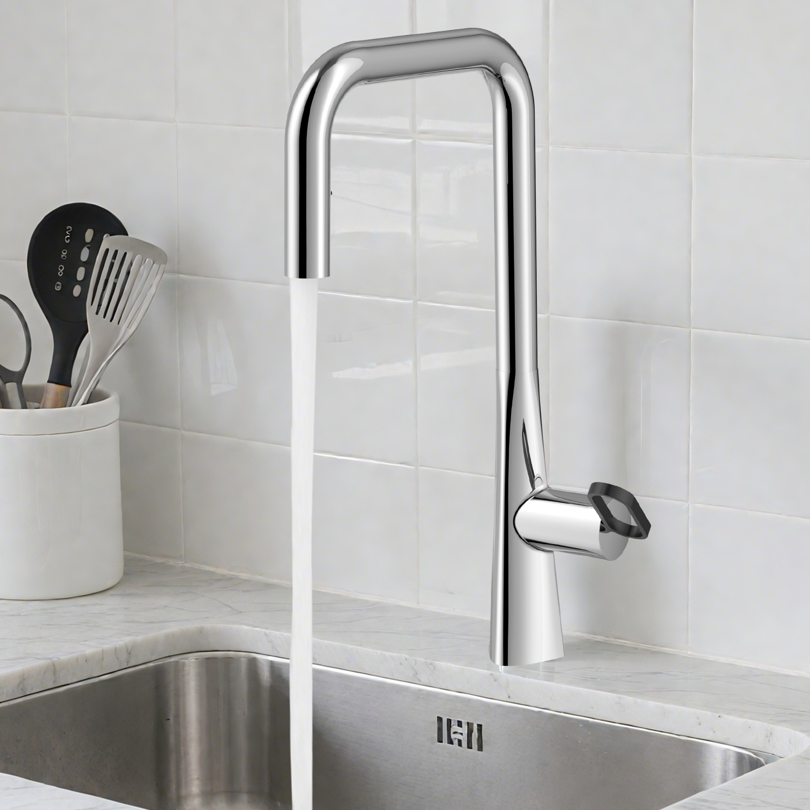 7-Shape Pull-Down Kitchen Faucet (Model: KP3808L)