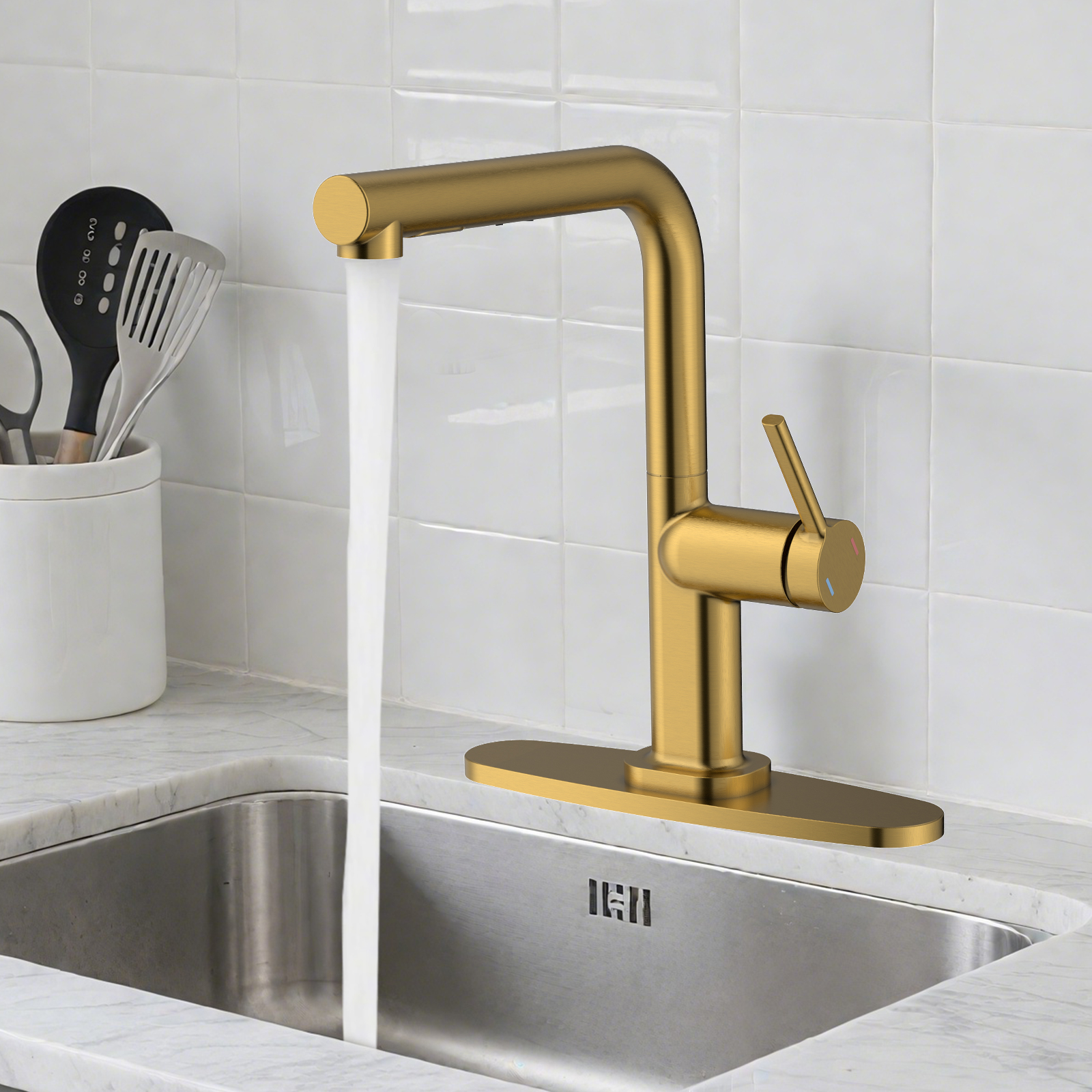 Seven Pull Out Kitchen Faucet