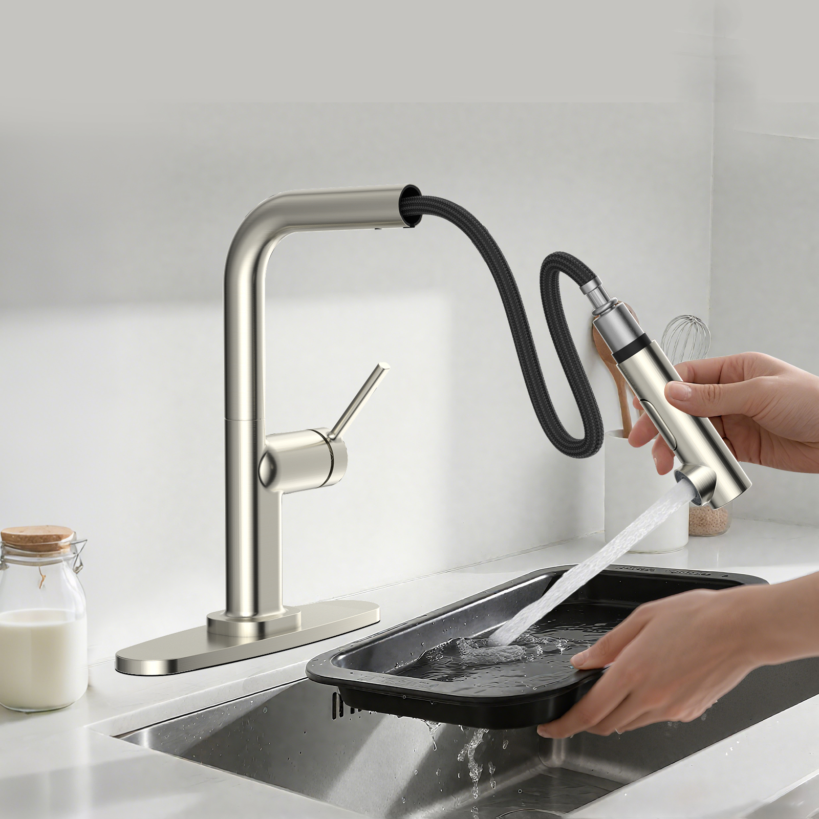 Seven Pull Out Kitchen Faucet