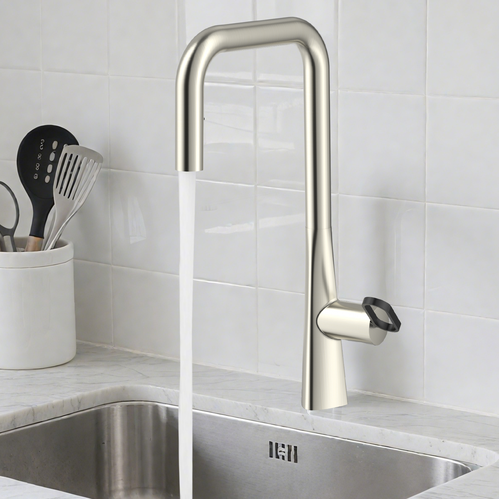 7-Shape Pull-Down Kitchen Faucet (Model: KP3808L)
