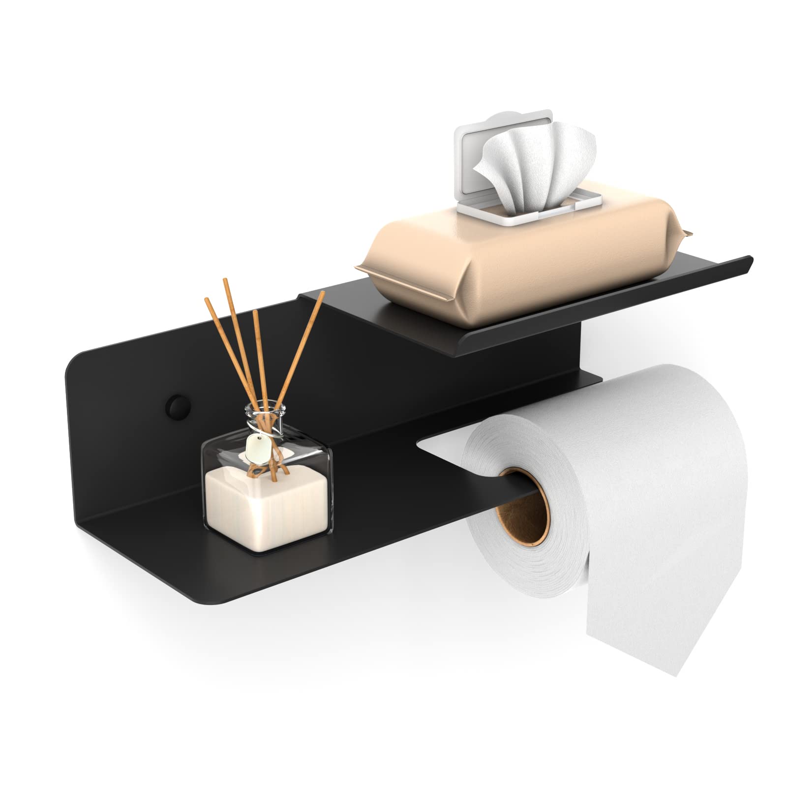 Double-Shelf Toilet Paper Holder