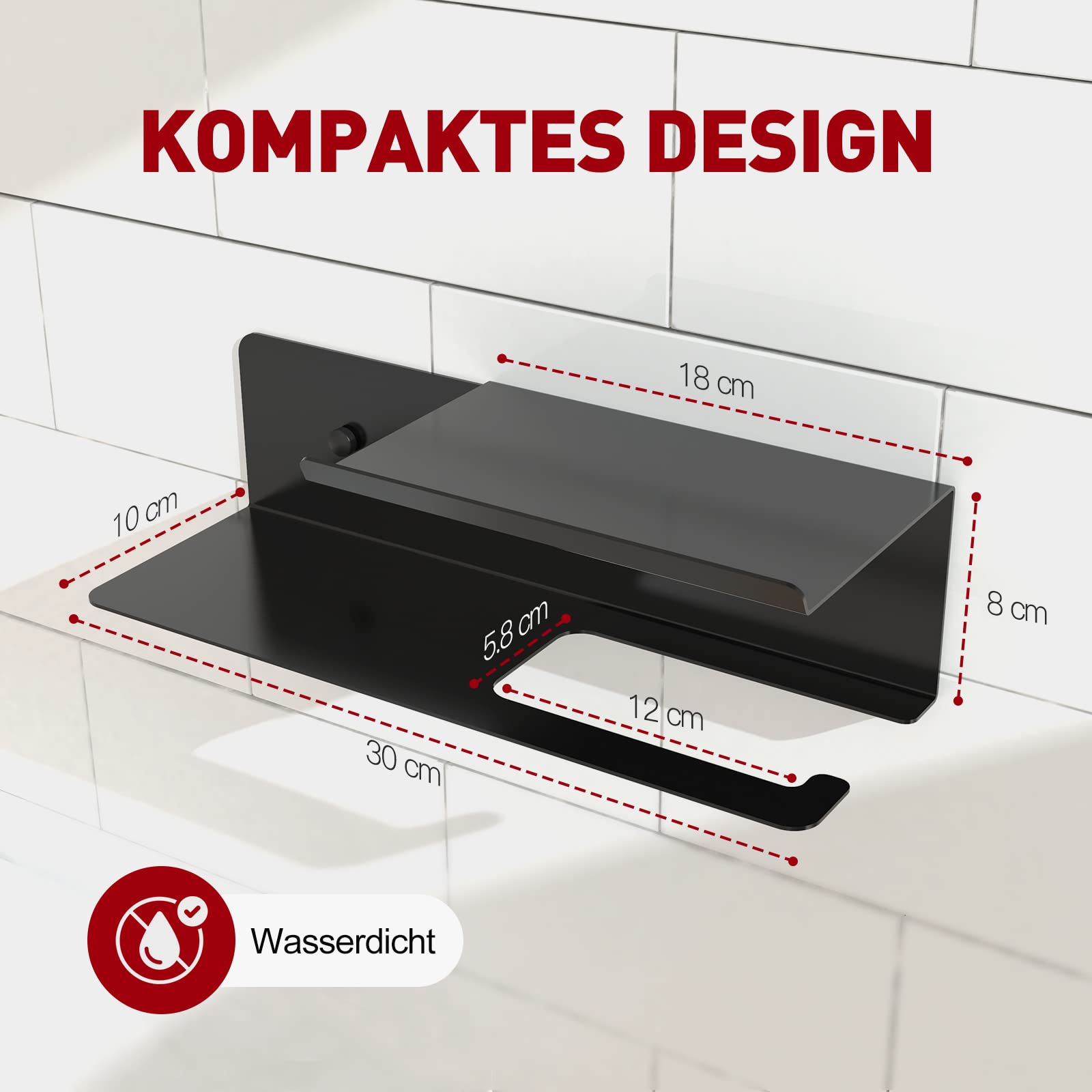 Double-Shelf Toilet Paper Holder