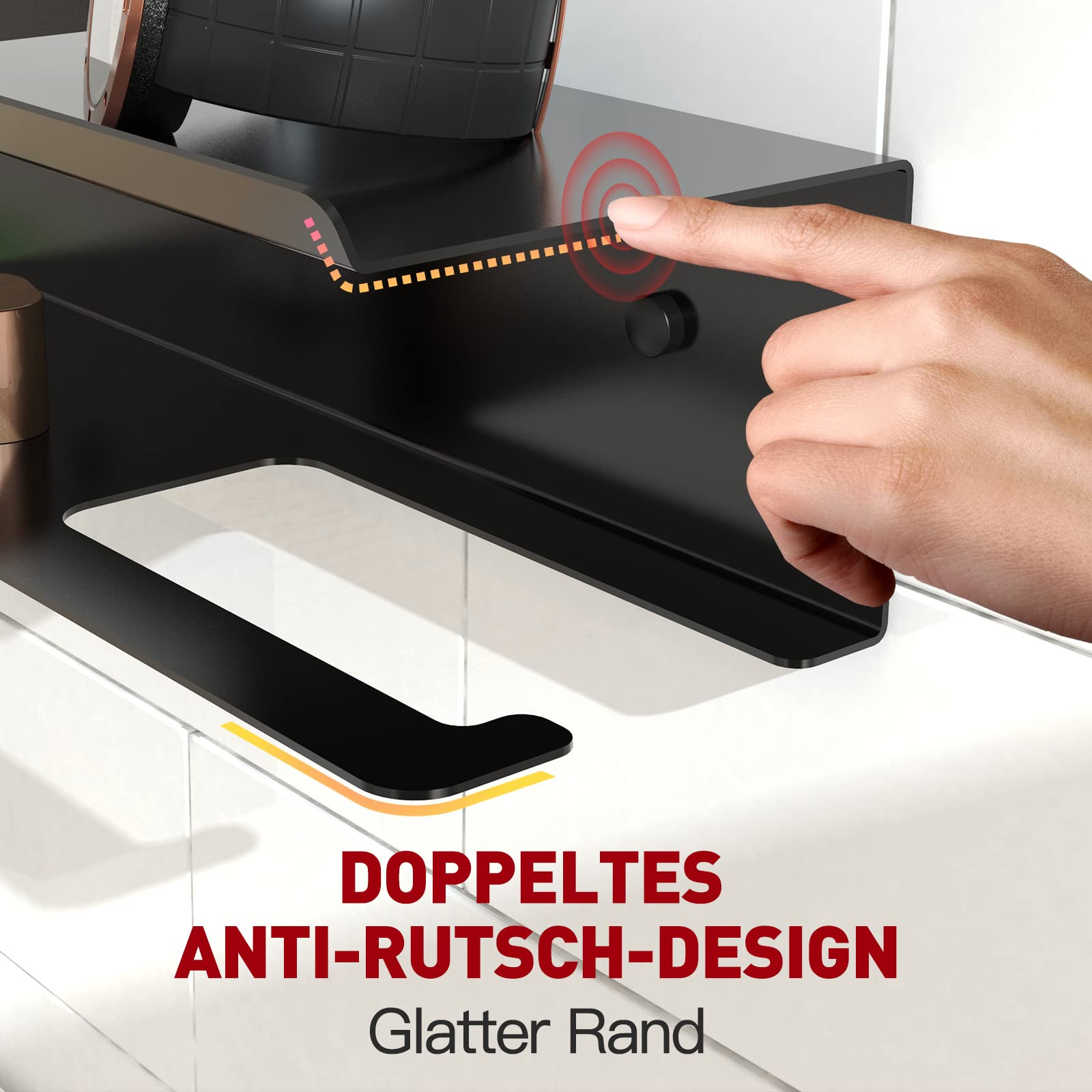 Double-Shelf Toilet Paper Holder