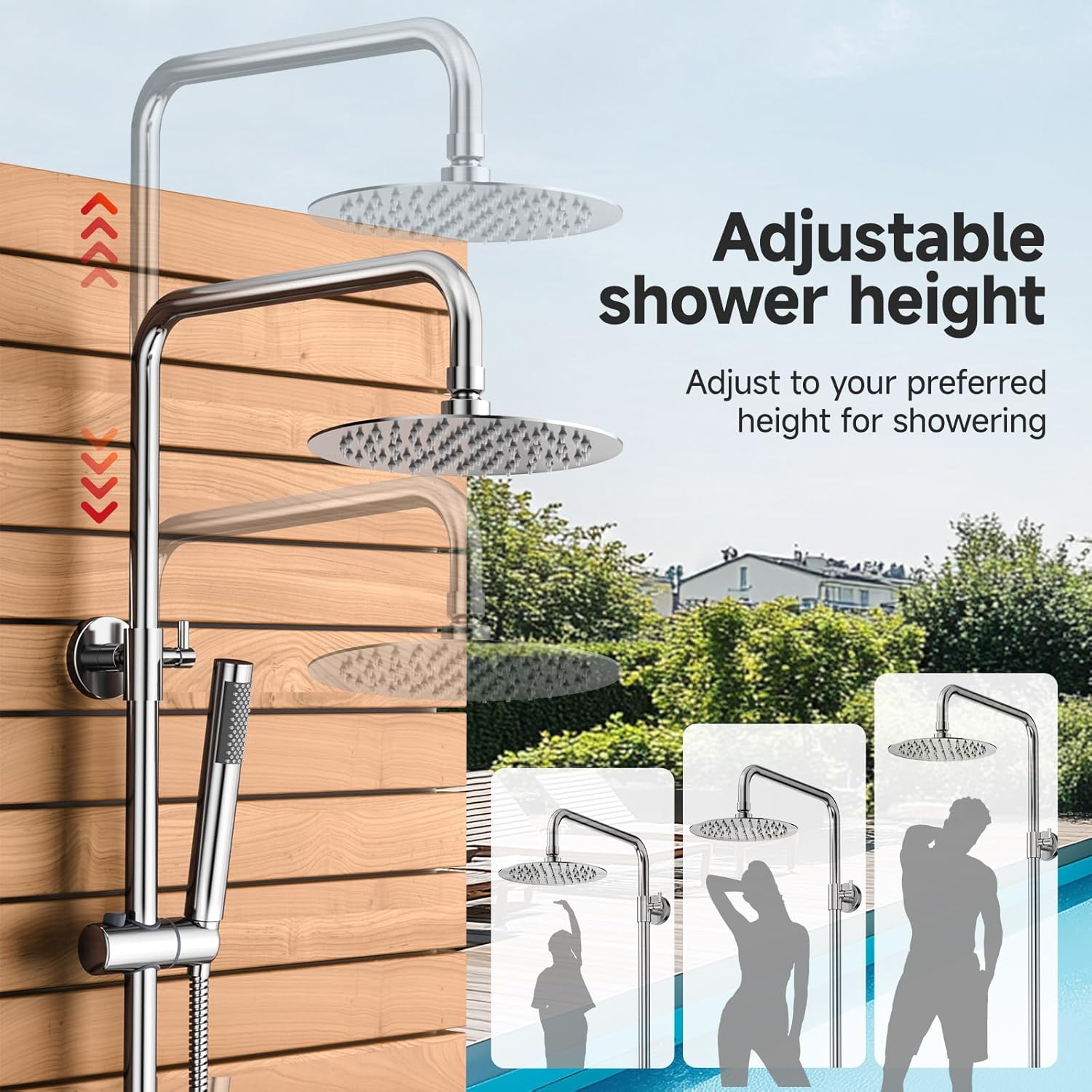 8 Inch Shower Set (Non-Thermostatic)
