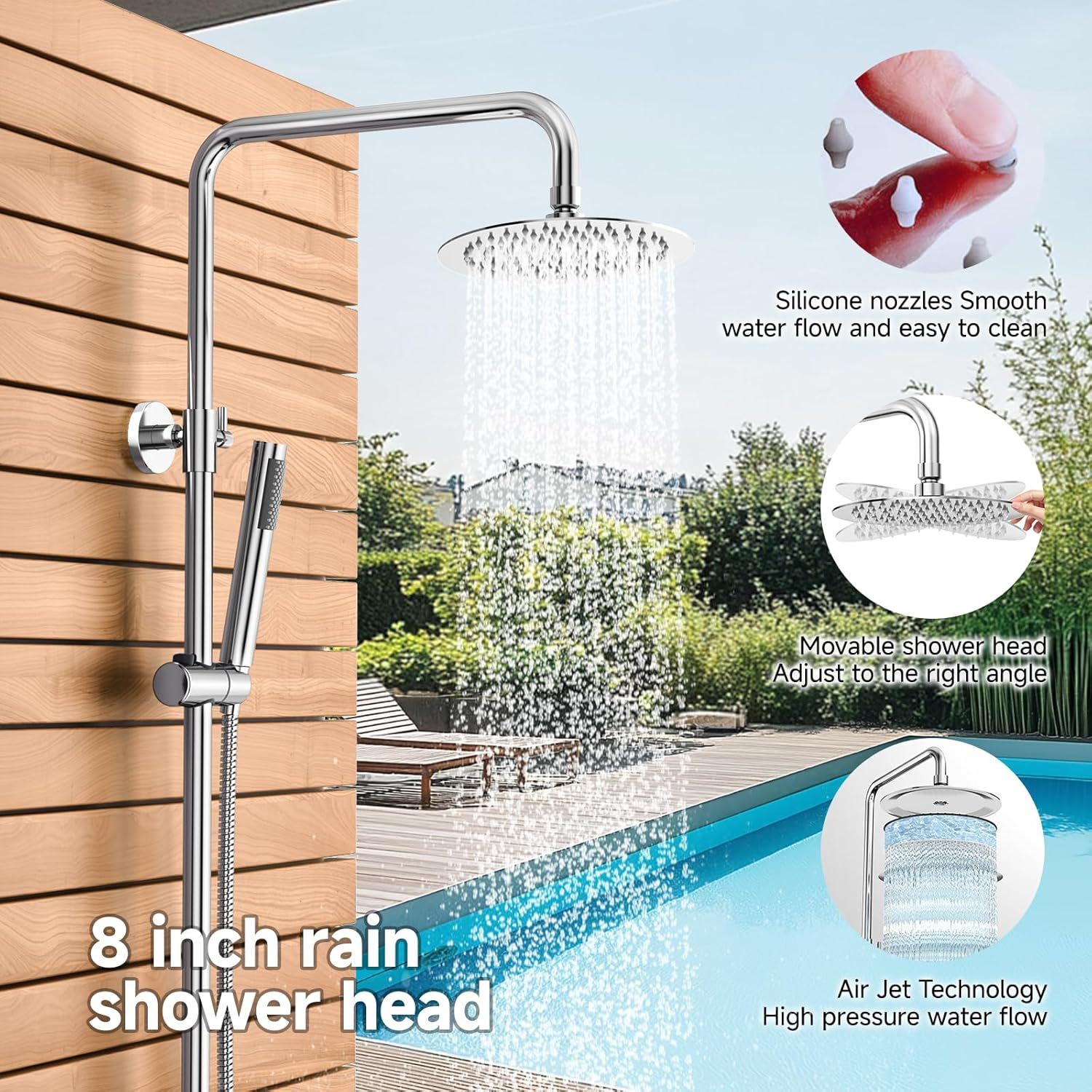 8 Inch Shower Set (Non-Thermostatic)