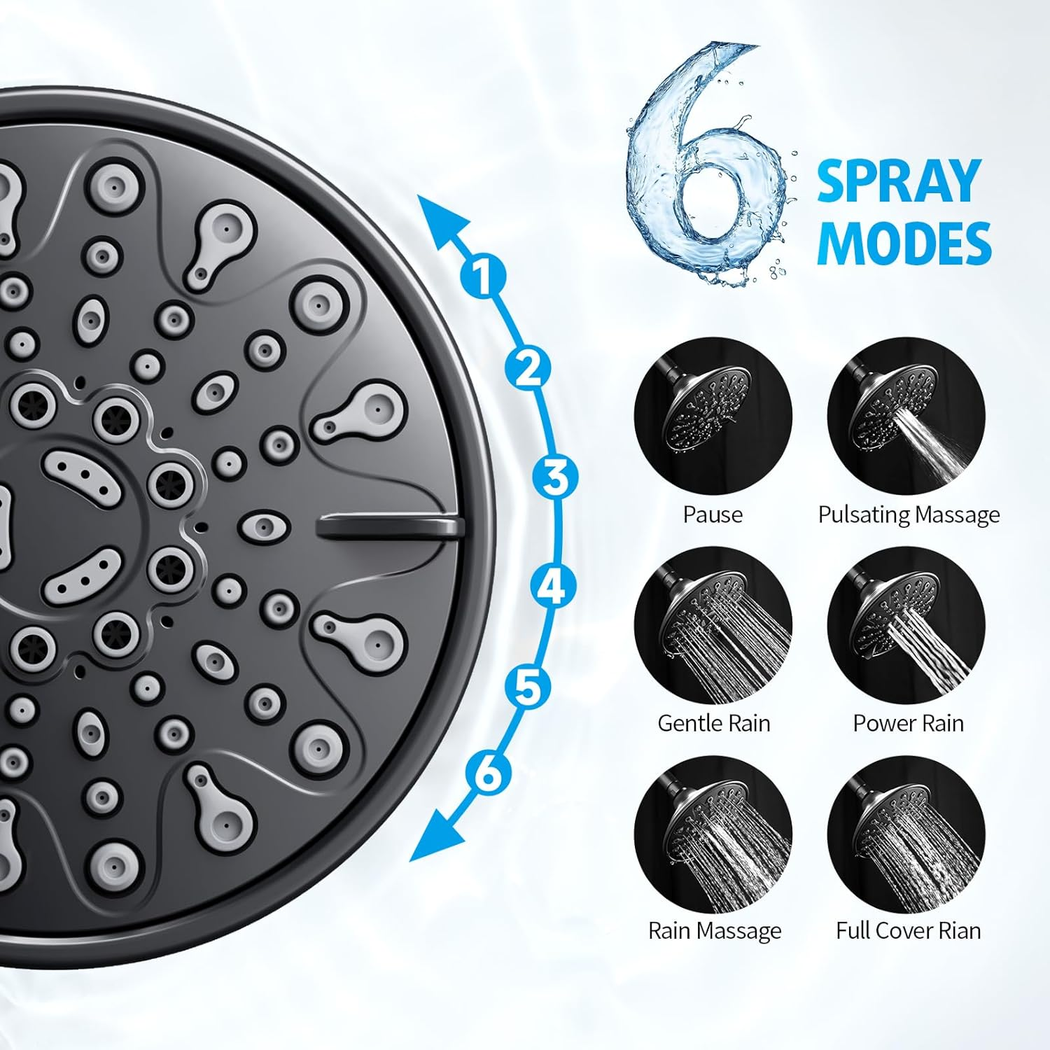 9 Inch Shower Set (Bathtub)