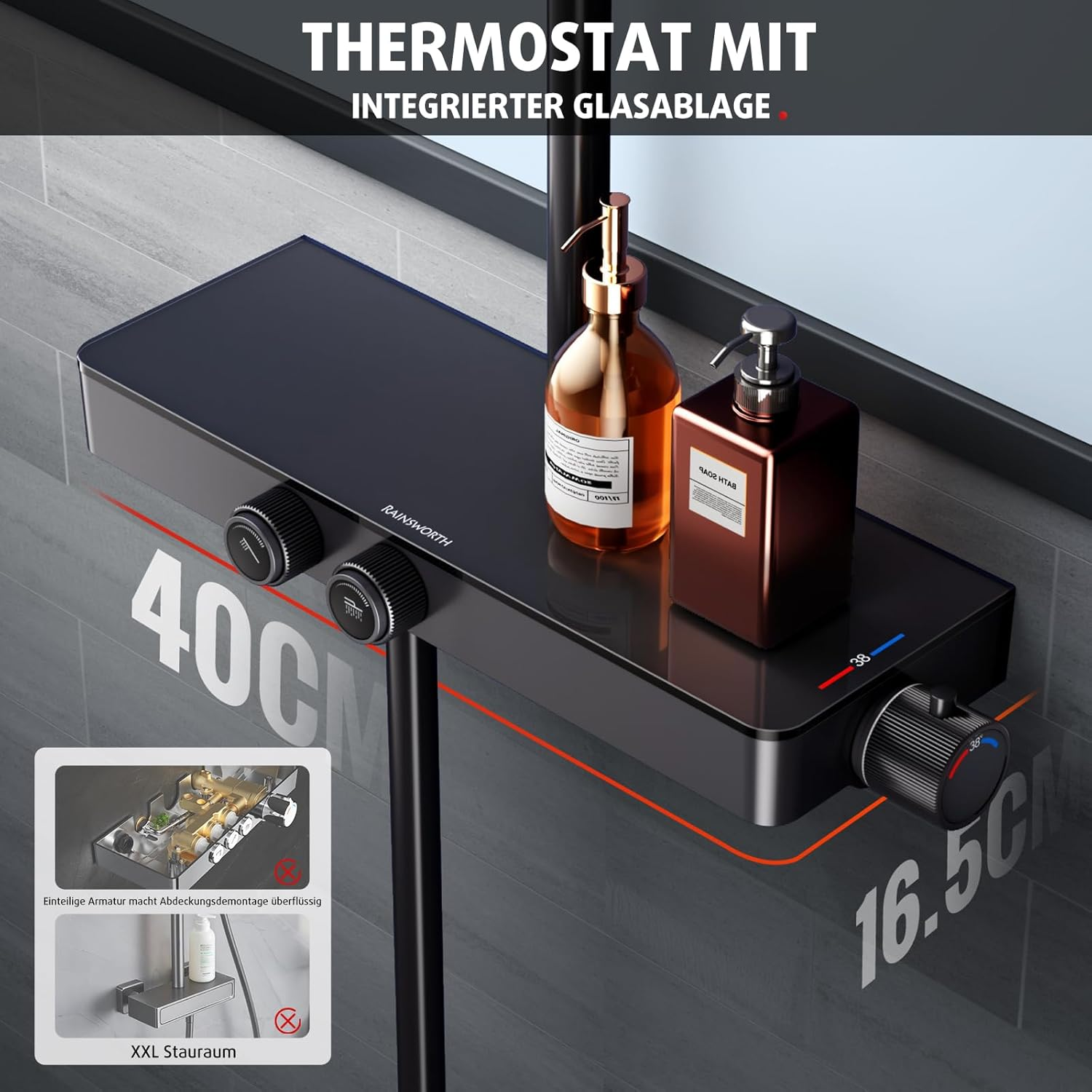 10 Inch Shower Set (Thermostatic)