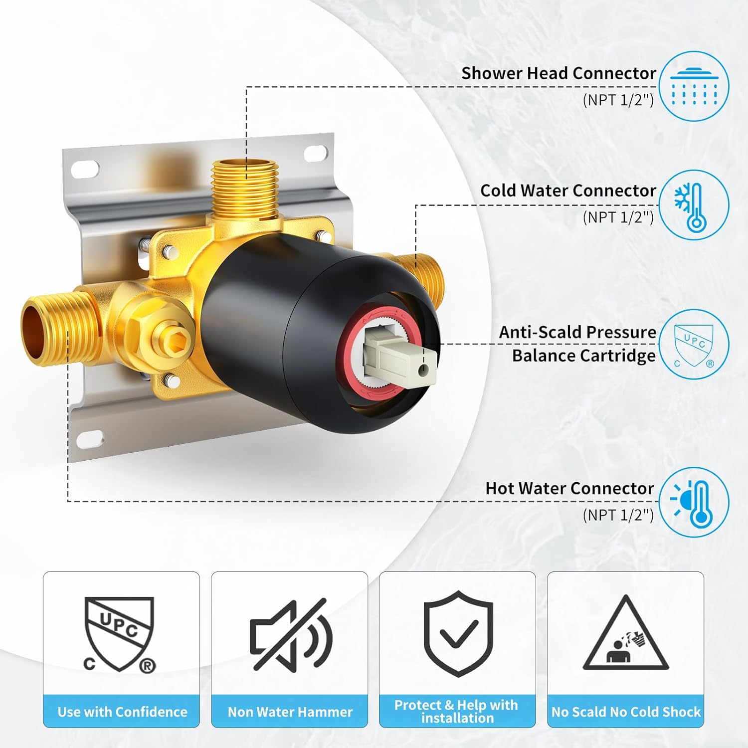 9 Inch Shower Set (Bathtub)