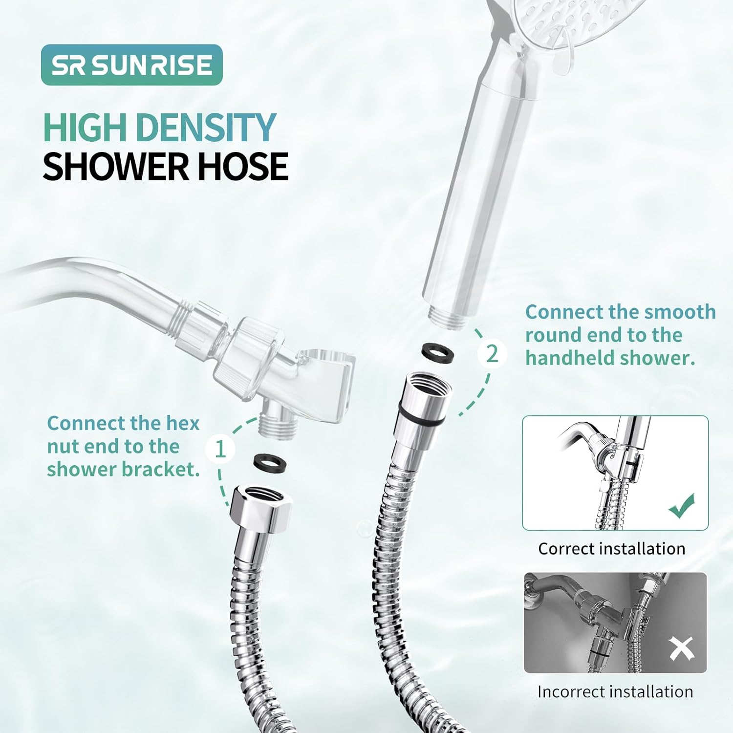 304 Stainless Steel Shower Hose