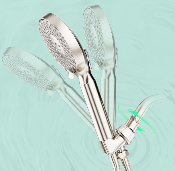 ABS Shower Bracket with Brass Ball Joint