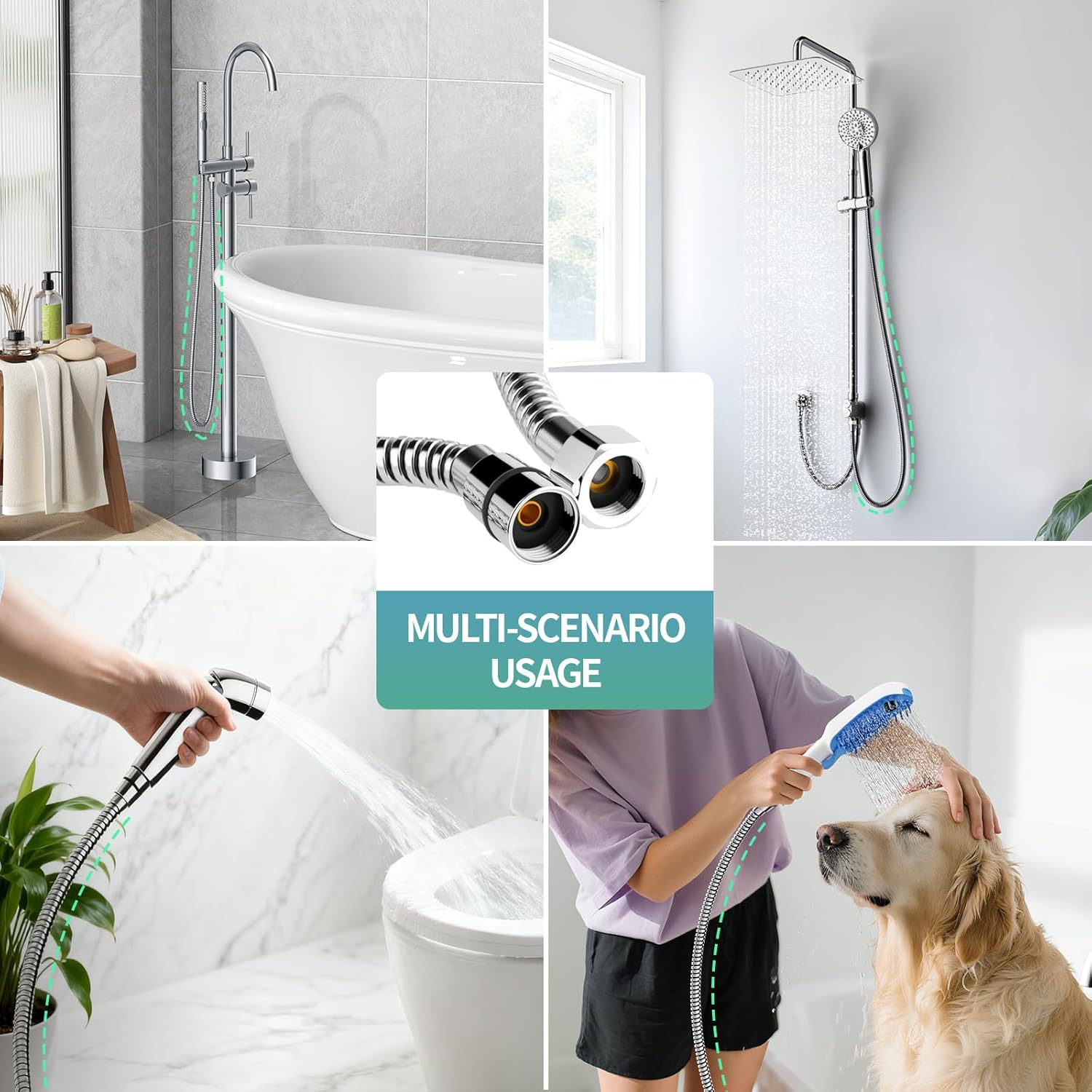 304 Stainless Steel Shower Hose