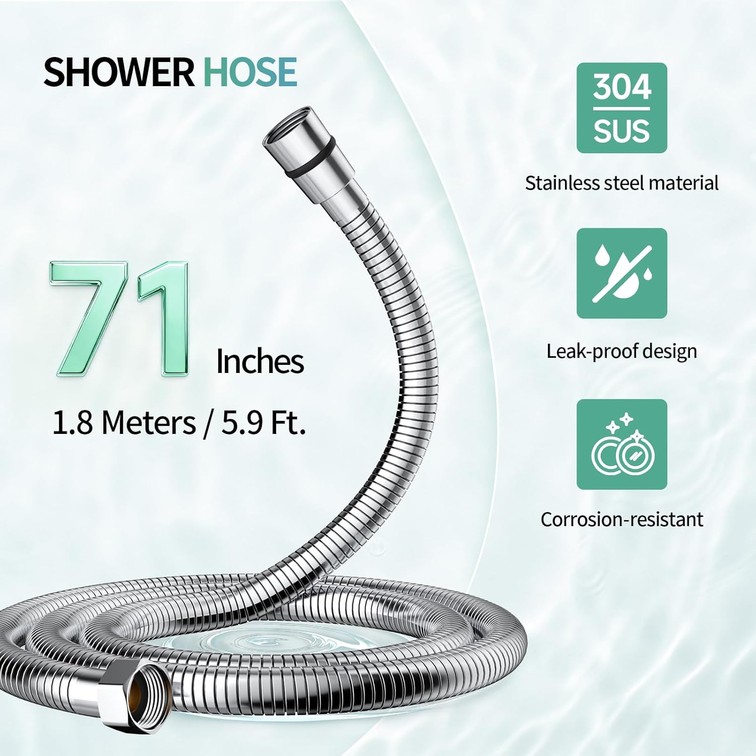 304 Stainless Steel Shower Hose