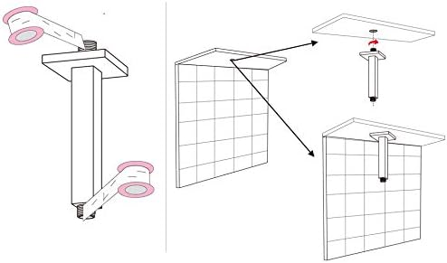 Brass Ceiling Shower Arm