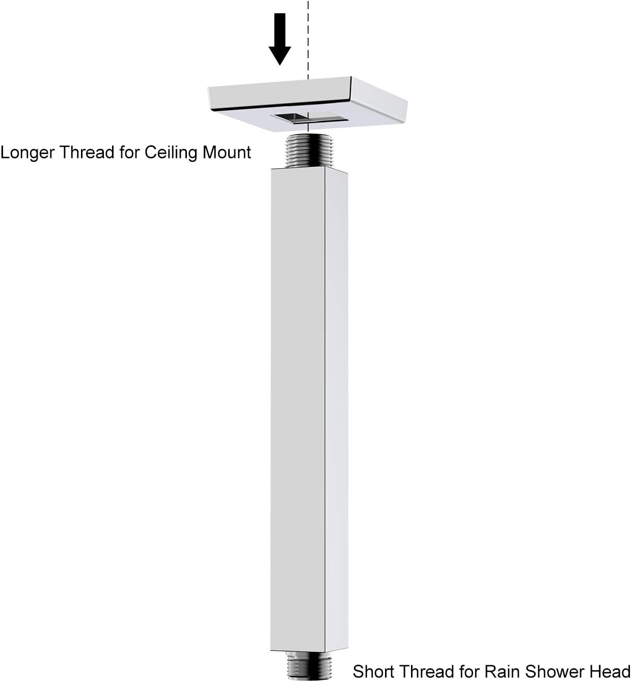 Brass Ceiling Shower Arm