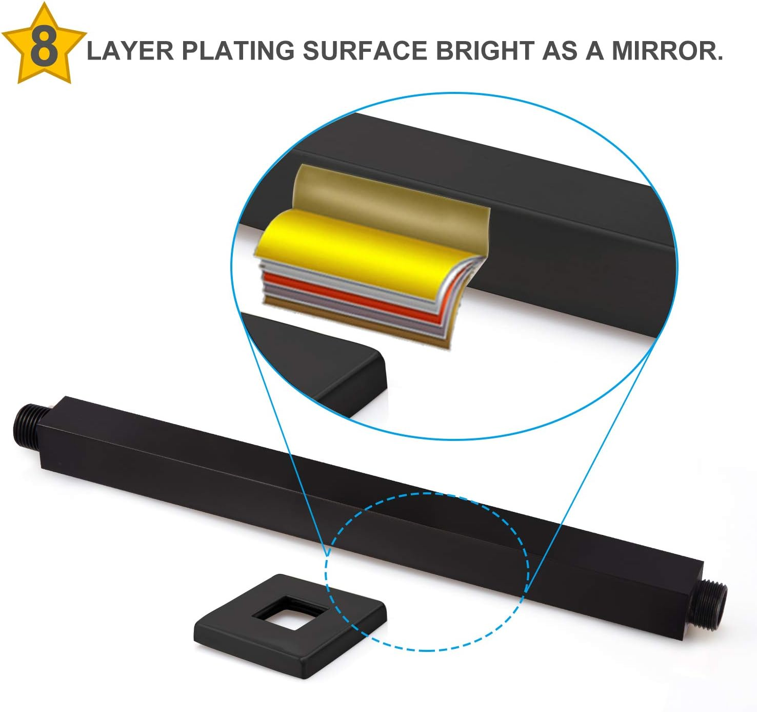 Brass Ceiling Shower Arm